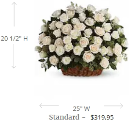 Bountiful Rose Basket