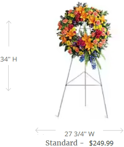 Colorful Serenity Wreath