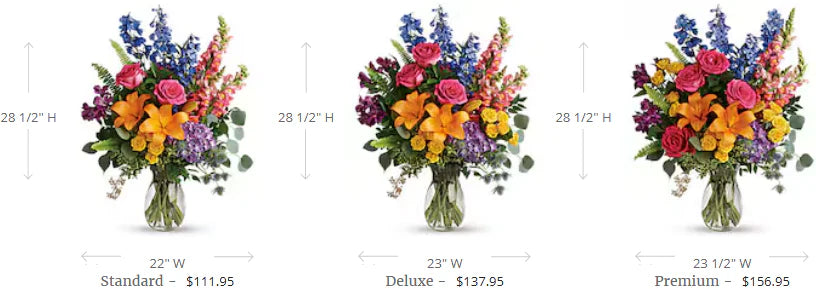 Colors Of The Rainbow Bouquet