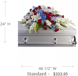 Distinguished Service Casket Spray