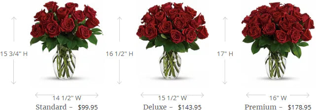 Enduring Passion - 12 Red Roses