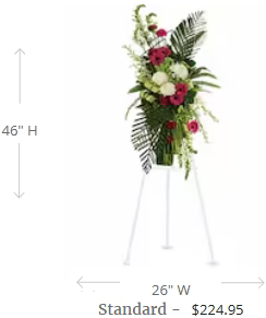 Gerberas and Palms Spray