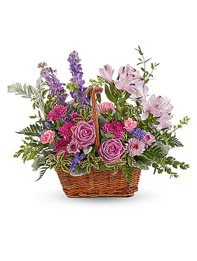 Teleflora's Lavender Meadow Basket