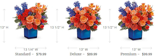 Teleflora's Blue Daydream Bouquet