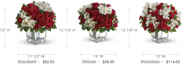 Teleflora's Christmas Blush Bouquet