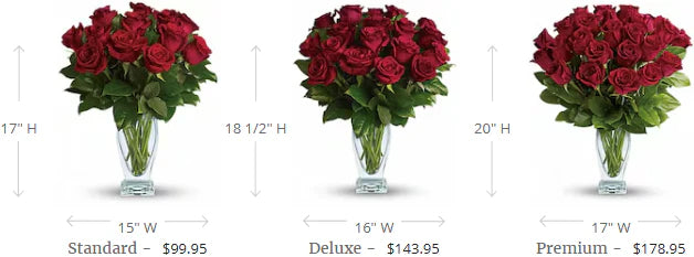 Teleflora's Rose Classique - Dozen Red Roses