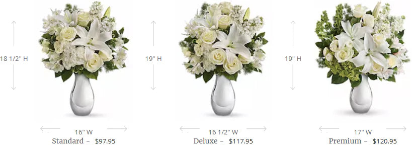 Teleflora's Shimmering White Bouquet