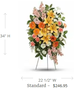 Treasured Lilies Spray